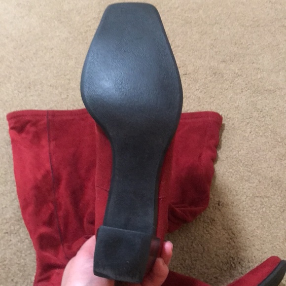 ⚡️FINAL PRICE⚡️ Vintage Red Rare Franco Sarto Boots - Picture 4 of 16